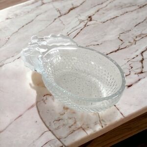 Vintage Grape Ice Glass Bowl Grape Shaped Dessert Bowl Plate Tray